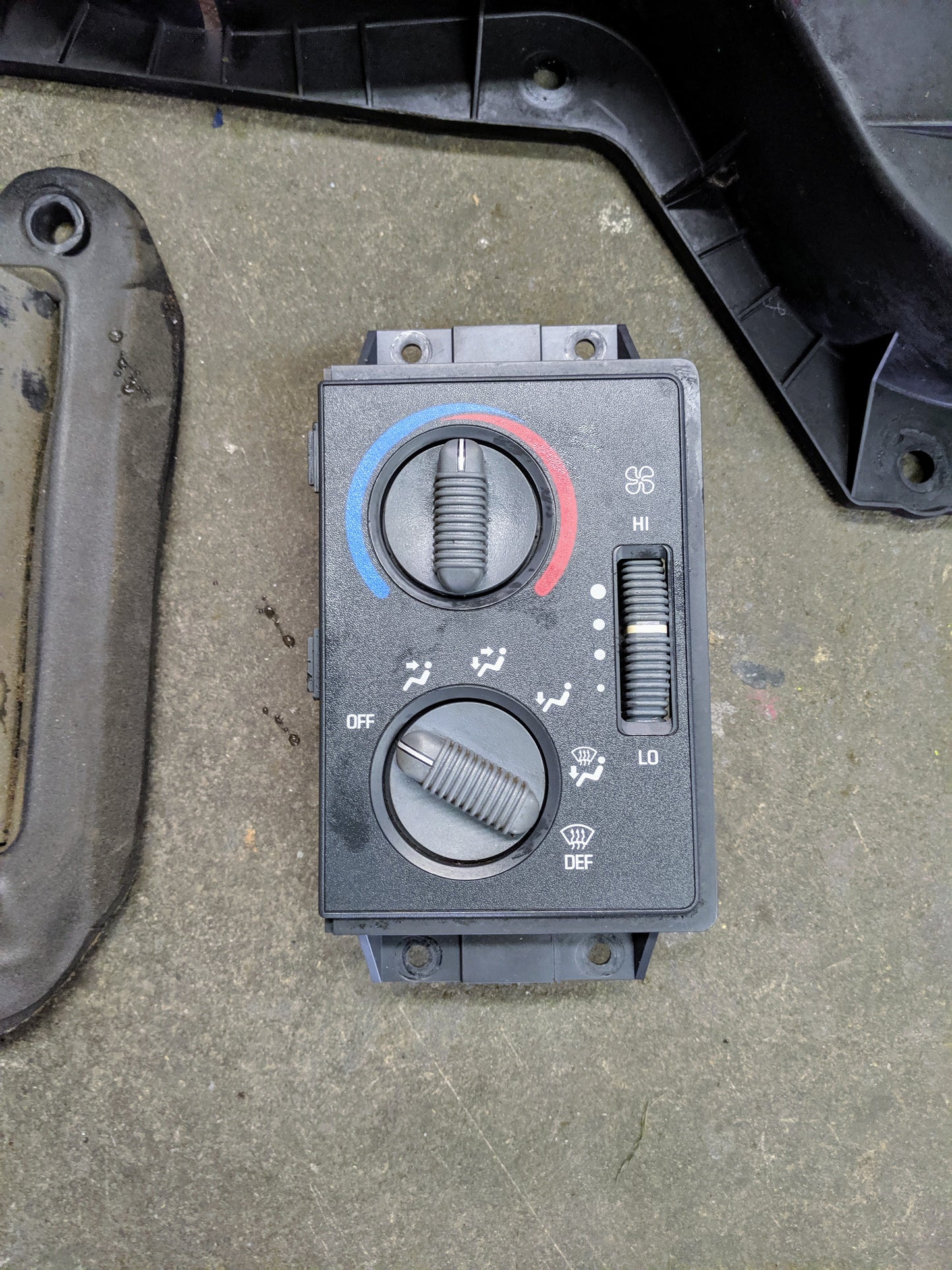 OEM HD Heater A/C Delete with Control Panel for 1995-1997 Chevy S10, Blazer, and more
