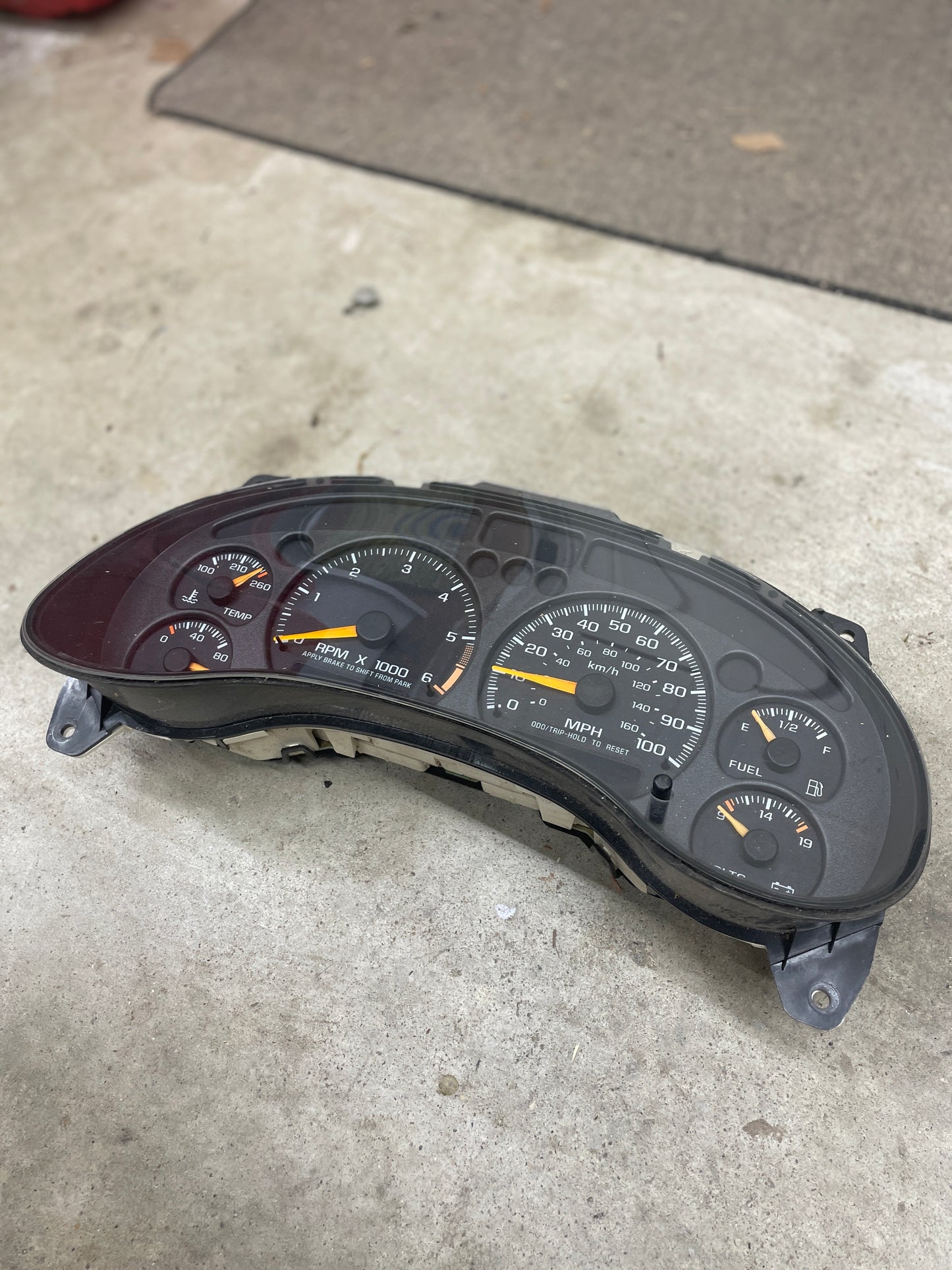 OEM Tested Instrument Cluster with Tachometer PRNDL for 2001-2005 Chevy S10 or Blazer and more
