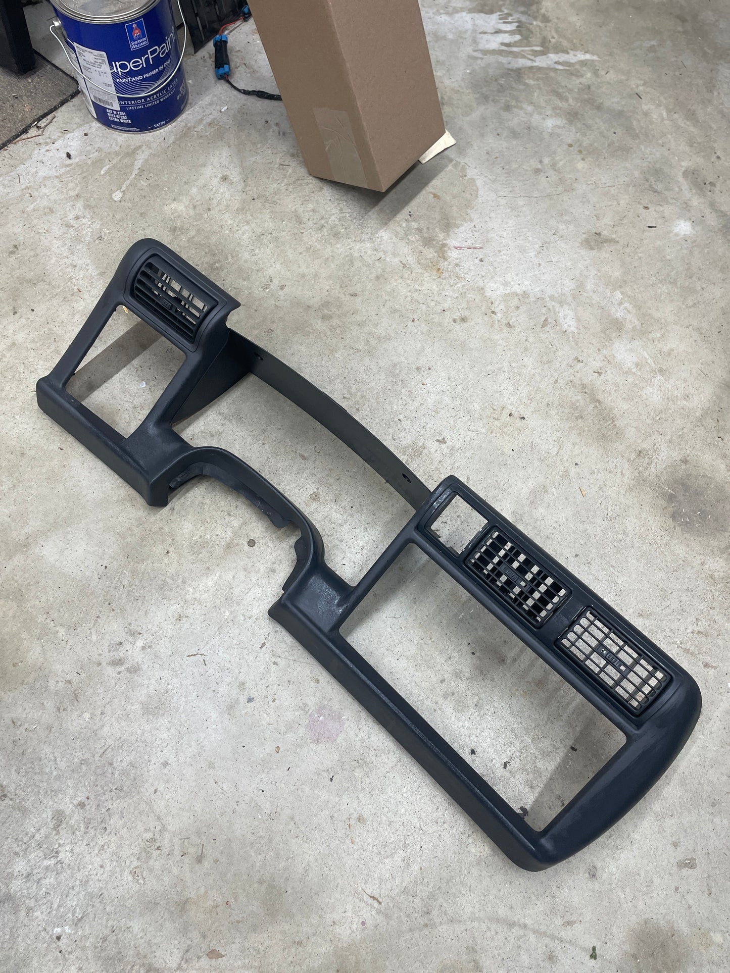 OEM Instrument Cluster Dash Bezel in Dark Gray for 1995-1997 Chevy S-10, Blazer and more