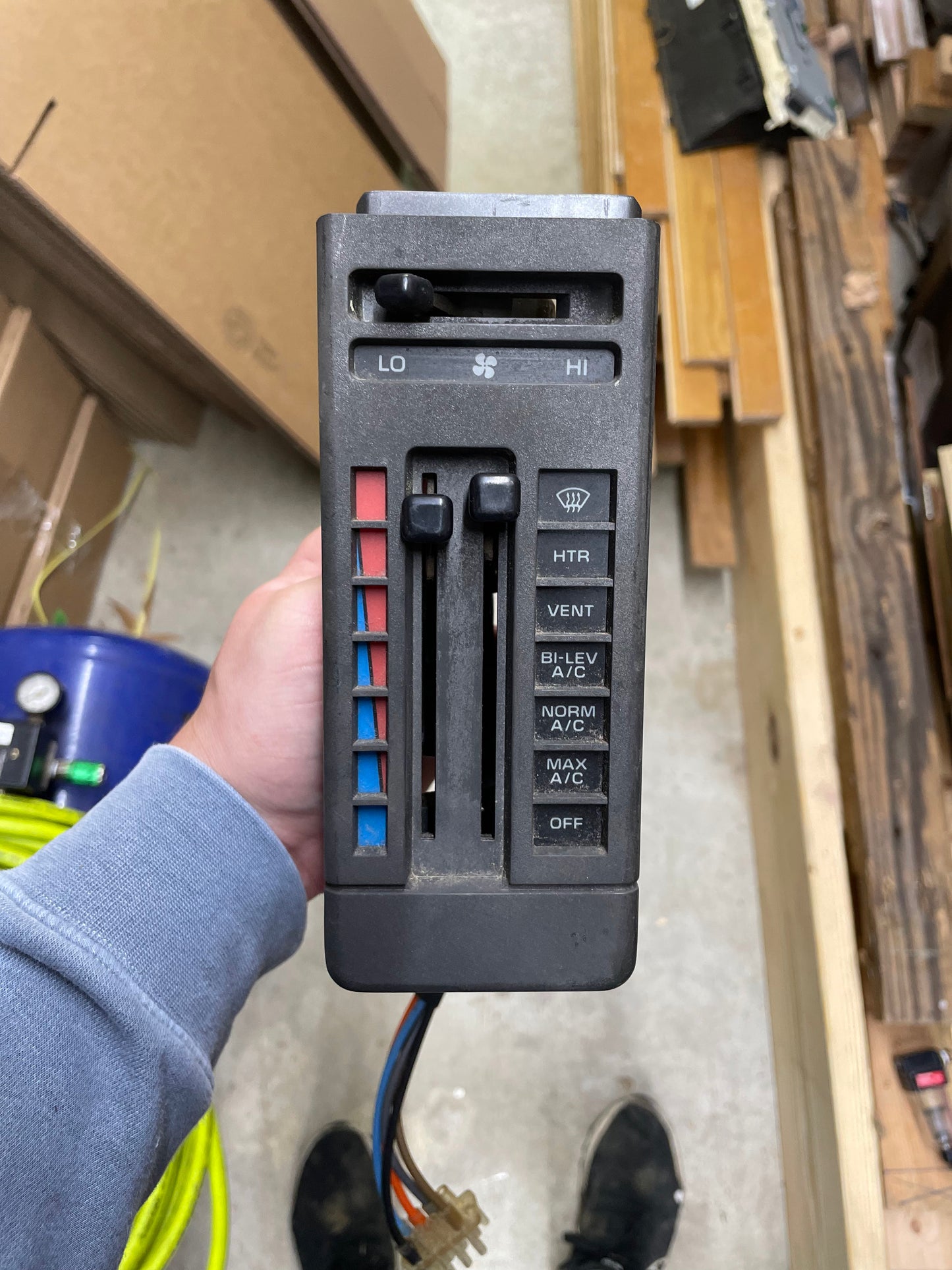HVAC Heater Control Panel with A/C for 1986 - 1994 Chevrolet S10, Blazer and more