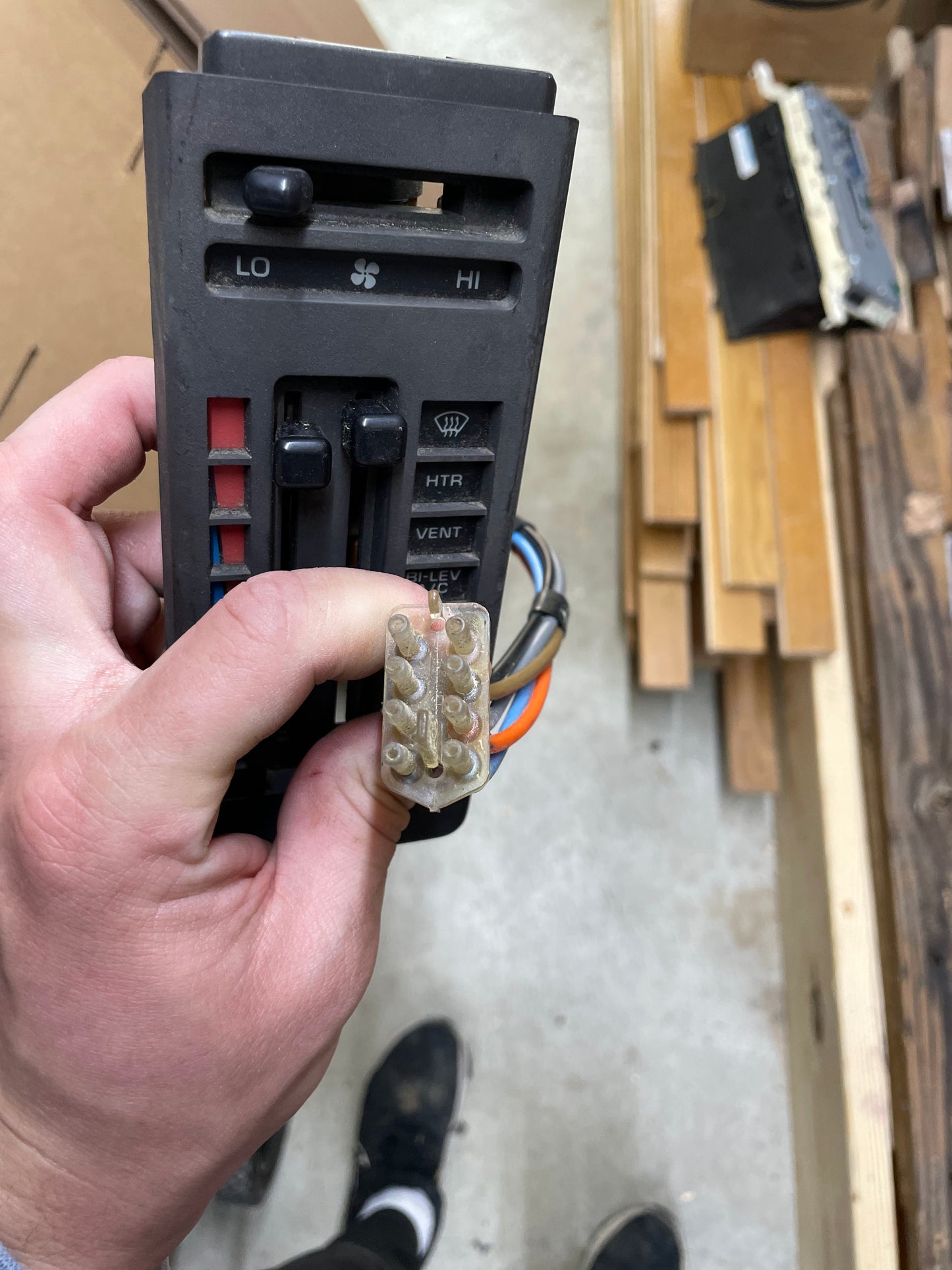 HVAC Heater Control Panel with A/C for 1986 - 1994 Chevrolet S10, Blazer and more