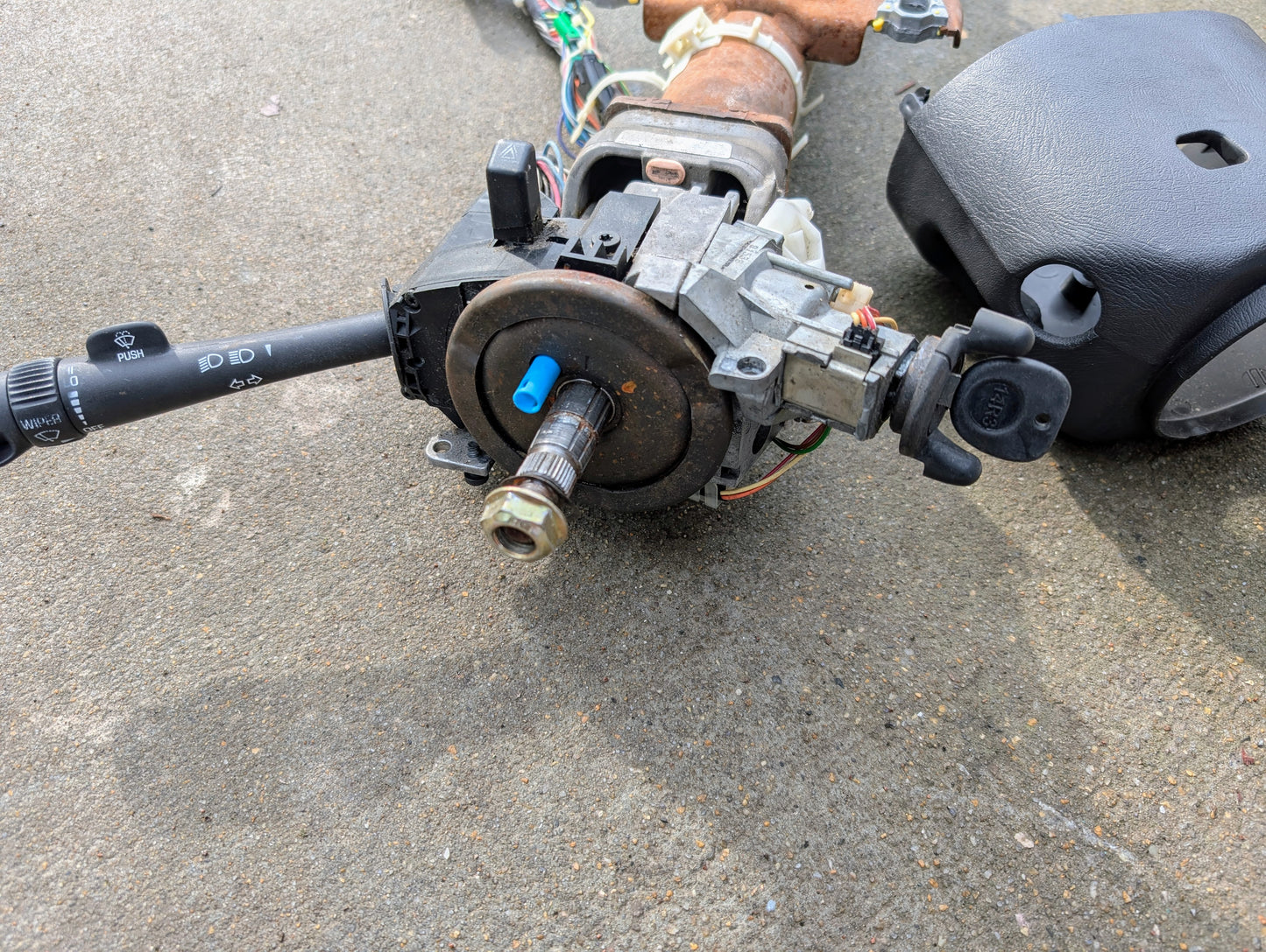 OEM Steering Column w/Tilt, Cruise Control, and Console Shift for 1998-2005 Chevy S10 Blazer and more