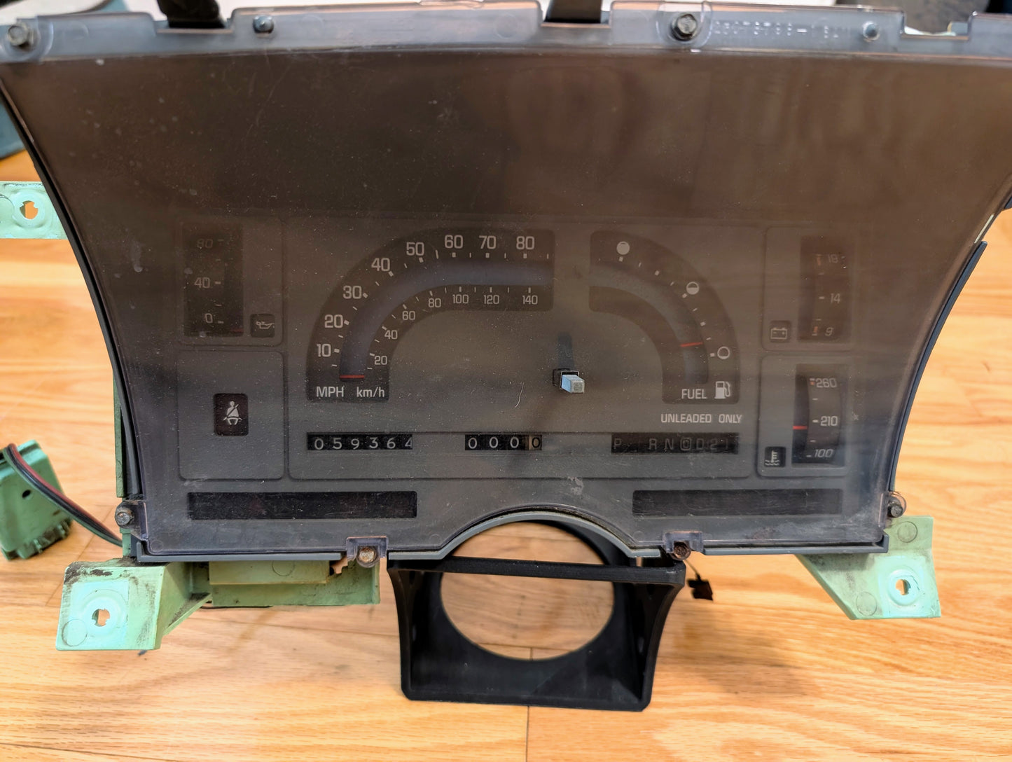 Low Mile 59K OEM Instrument Cluster with Mechanical Speedo & PRNDL for 1986-1989 Chevy S10 Blazer and more