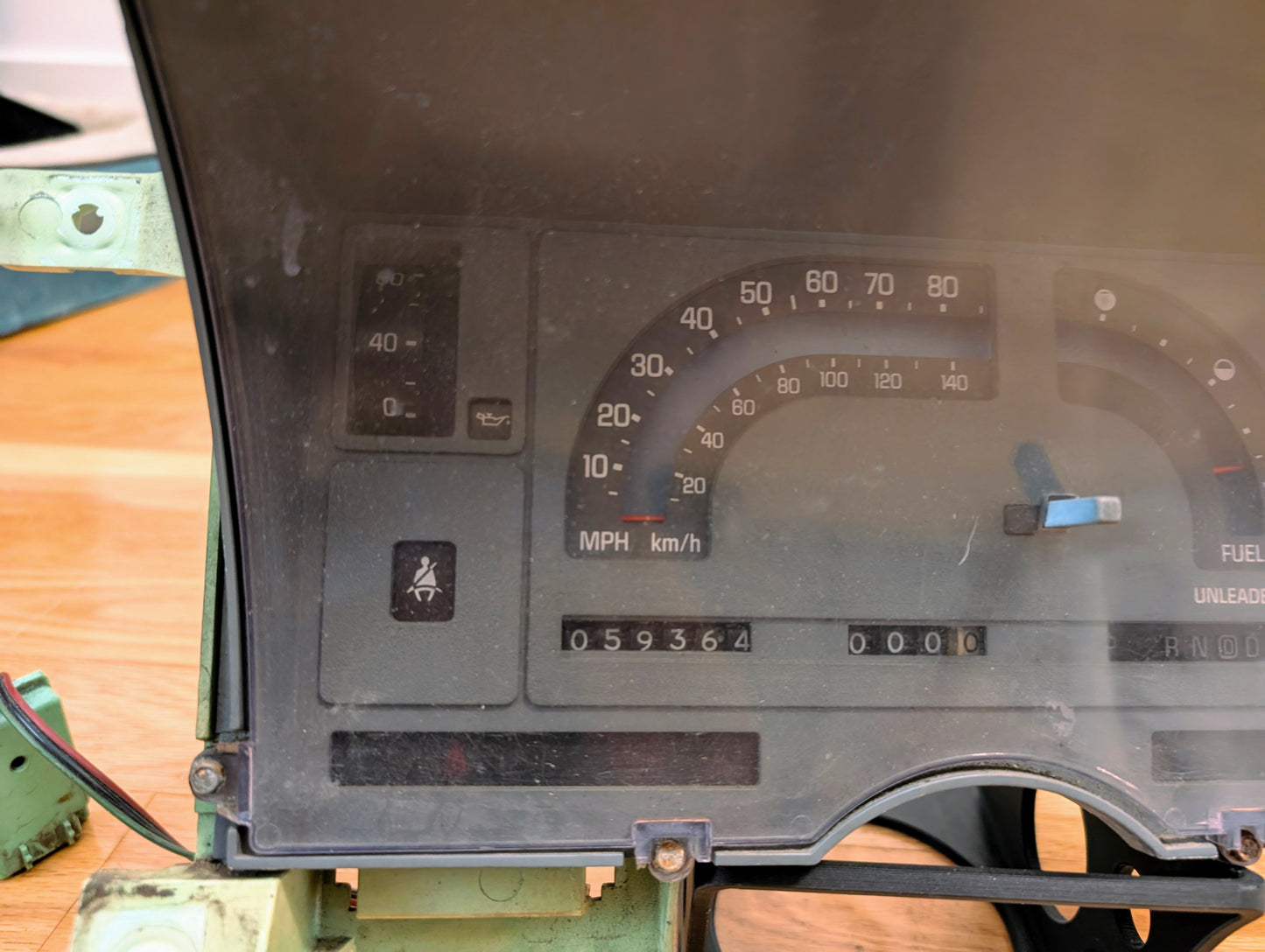Low Mile 59K OEM Instrument Cluster with Mechanical Speedo & PRNDL for 1986-1989 Chevy S10 Blazer and more