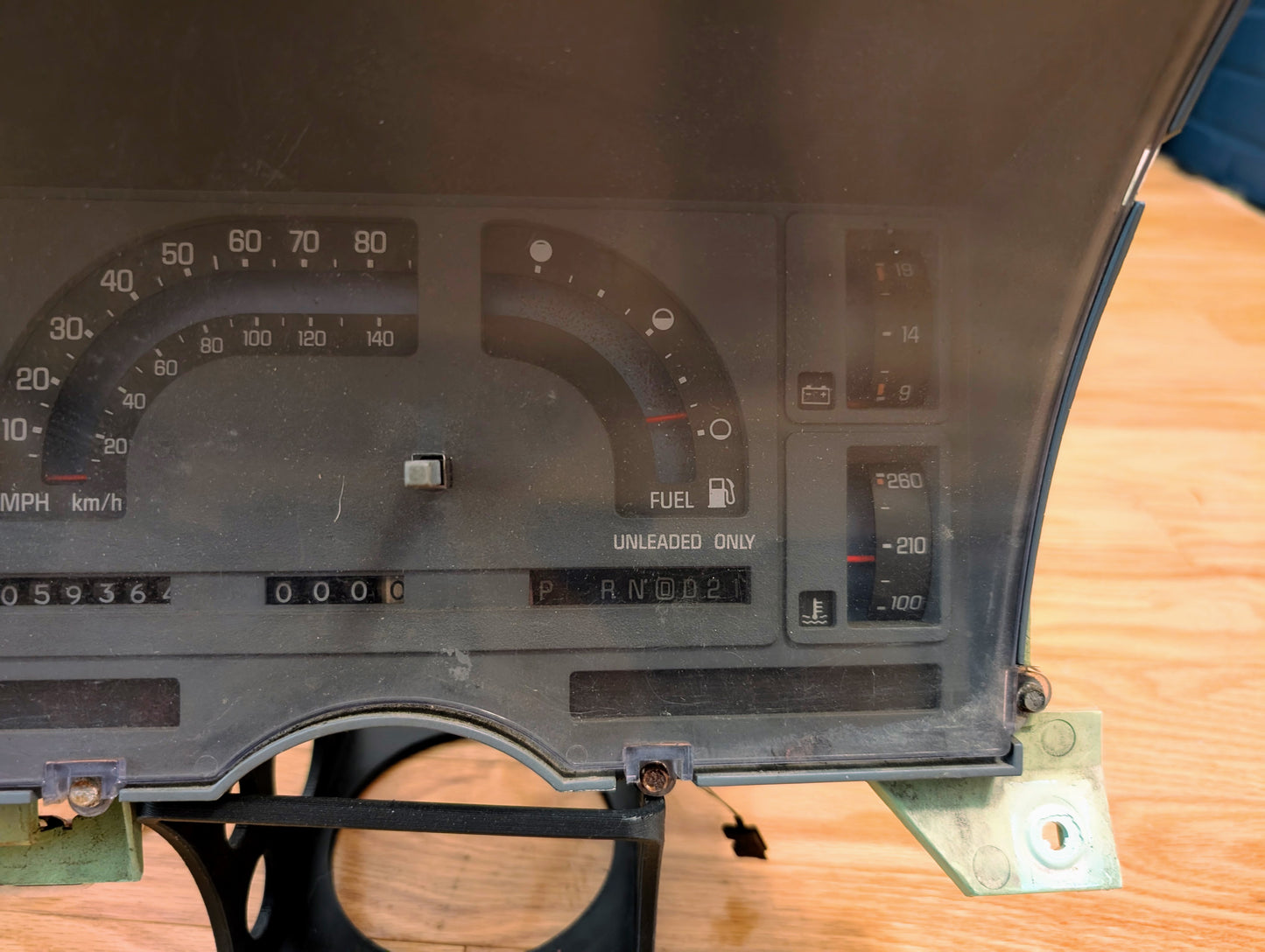 Low Mile 59K OEM Instrument Cluster with Mechanical Speedo & PRNDL for 1986-1989 Chevy S10 Blazer and more