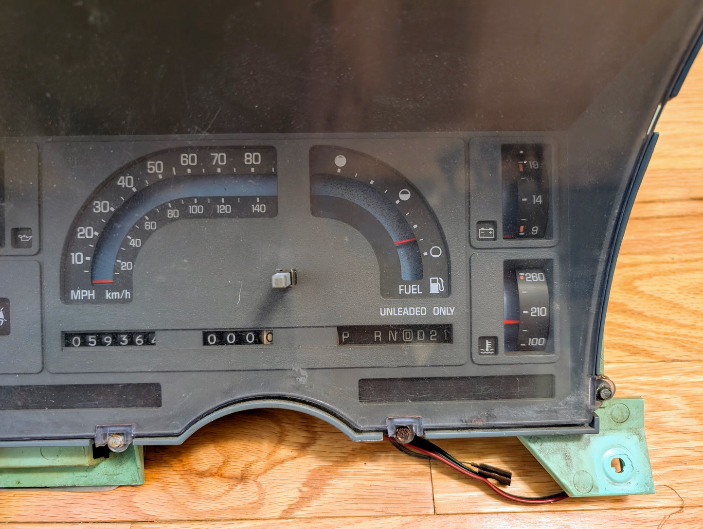 Low Mile 59K OEM Instrument Cluster with Mechanical Speedo & PRNDL for 1986-1989 Chevy S10 Blazer and more