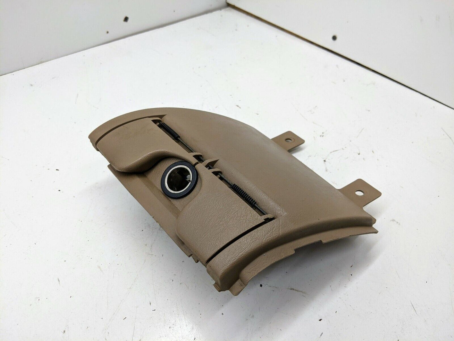 OEM 3 Port 12V Aux Panel Ash Tray Delete from 1998 - 2000 GMC Envoy in Beige/Tan