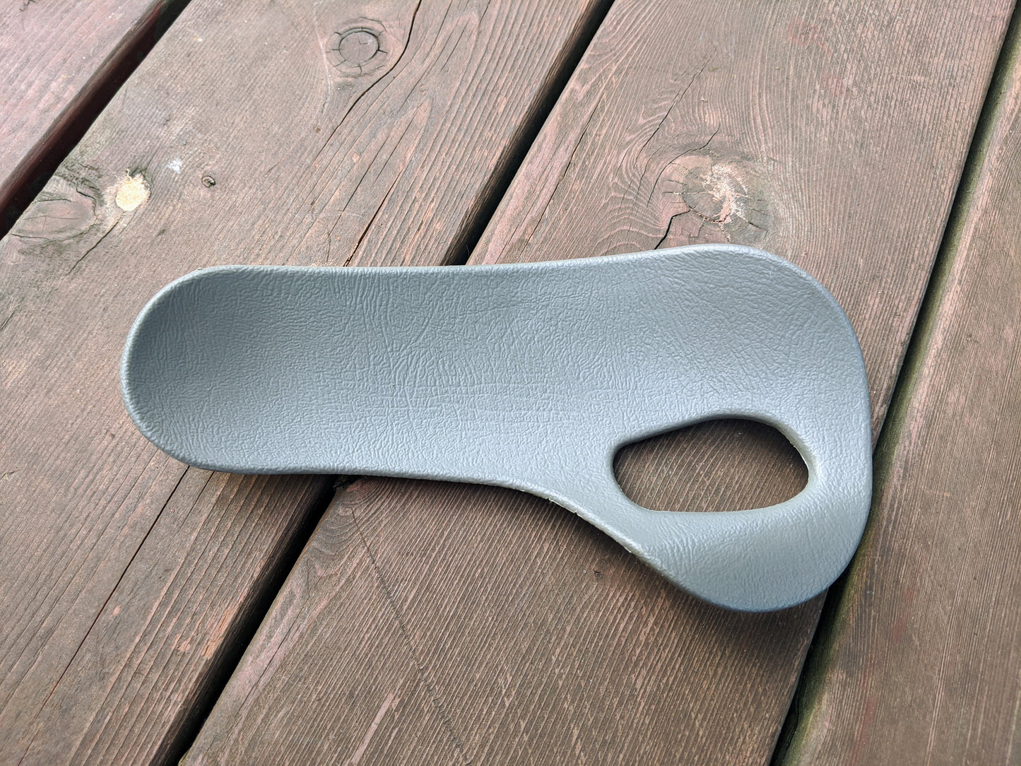 OEM Rear Passenger Door Handle Trim Cup in Light Gray for 2003-2006 Chevy Silverado, Tahoe, Suburban, and more