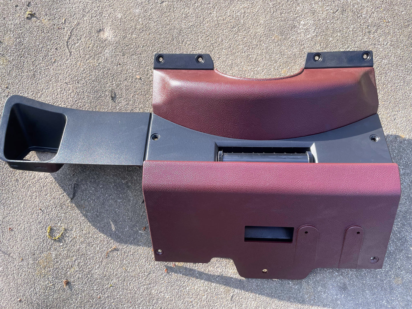 NOS Lower Dash Trim Knee Bolster in Red for 1986 - 1993 Chevy S10 Blazer GMC S15 and more