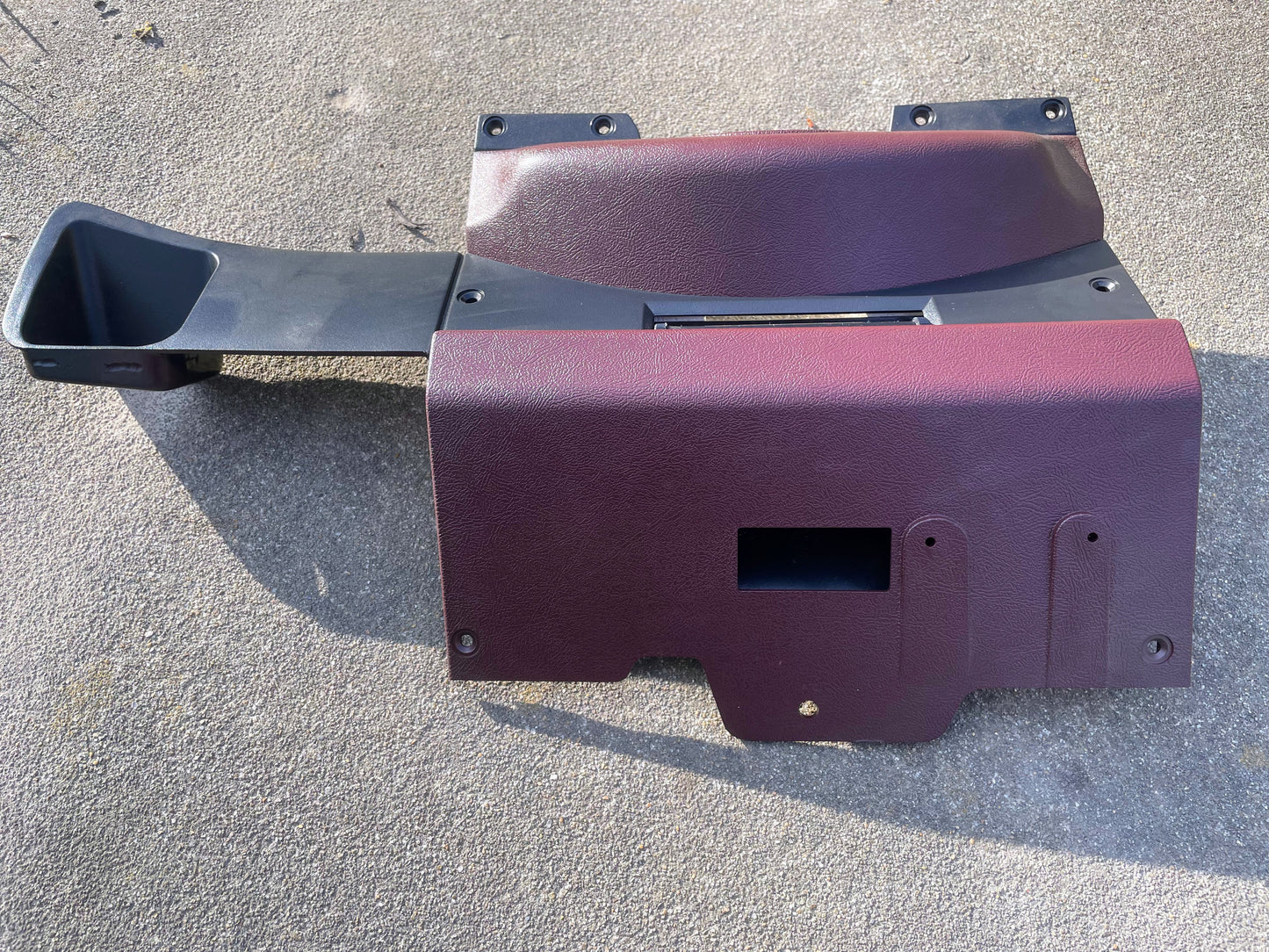 NOS Lower Dash Trim Knee Bolster in Red for 1986 - 1993 Chevy S10 Blazer GMC S15 and more