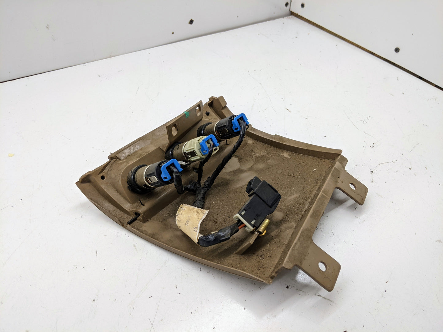 OEM 3 Port 12V Aux Panel Ash Tray Delete from 1998 - 2000 GMC Envoy in Beige/Tan