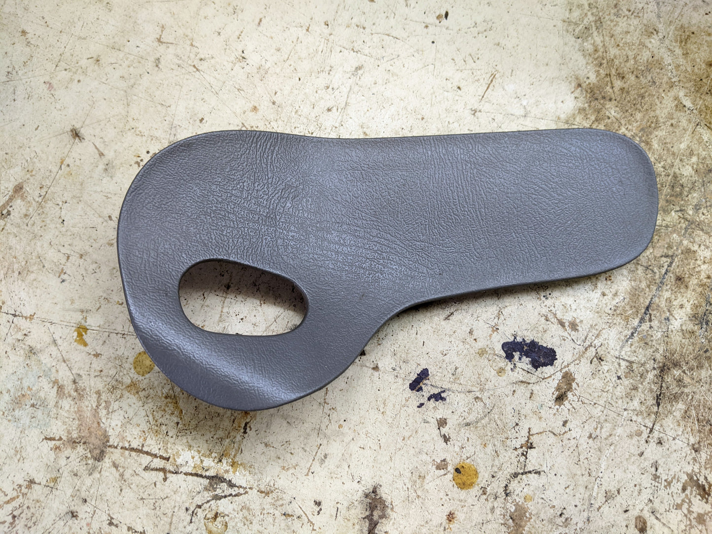 OEM Front Driver Door Handle Trim Cup in Light Gray for 2003-2006 Chevy Silverado, Tahoe, Suburban, and more