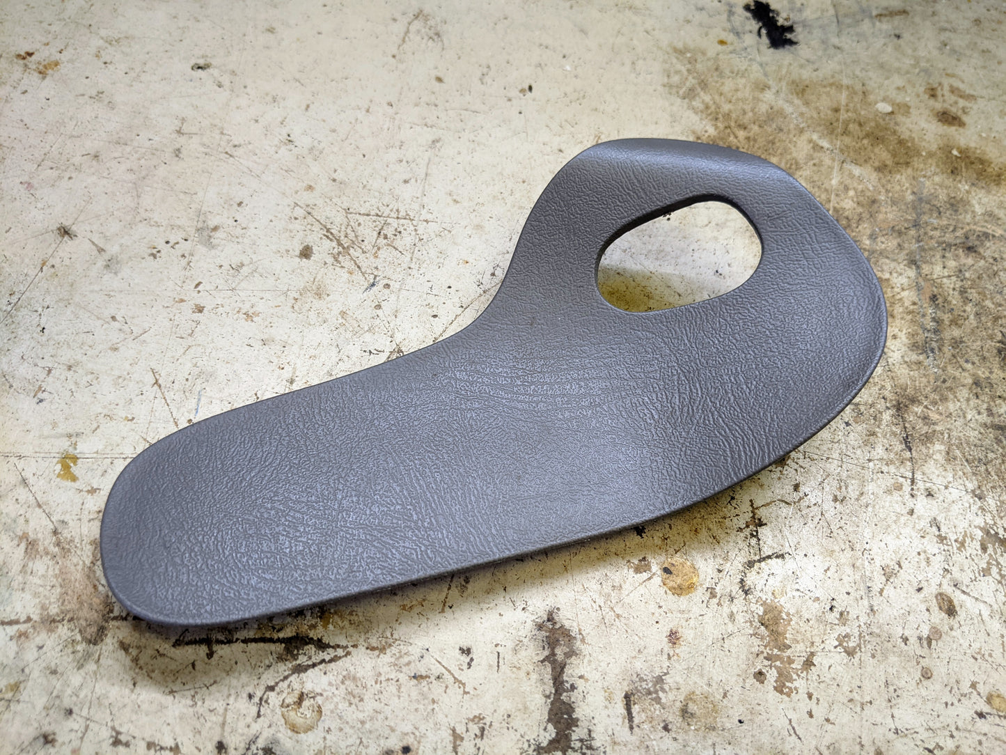 OEM Front Driver Door Handle Trim Cup in Light Gray for 2003-2006 Chevy Silverado, Tahoe, Suburban, and more