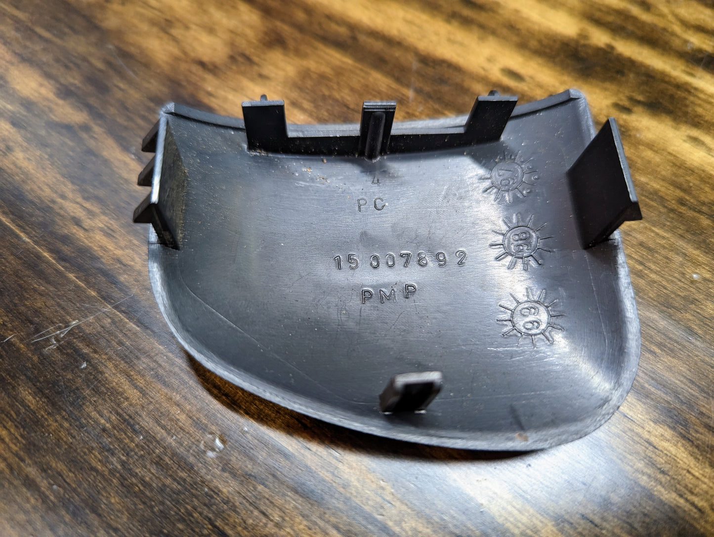 RARE 4x4 Delete Filler Plate Smooth Dash Blank Panel in Black for 1998-2005 Chevy S10, Blazer, and more