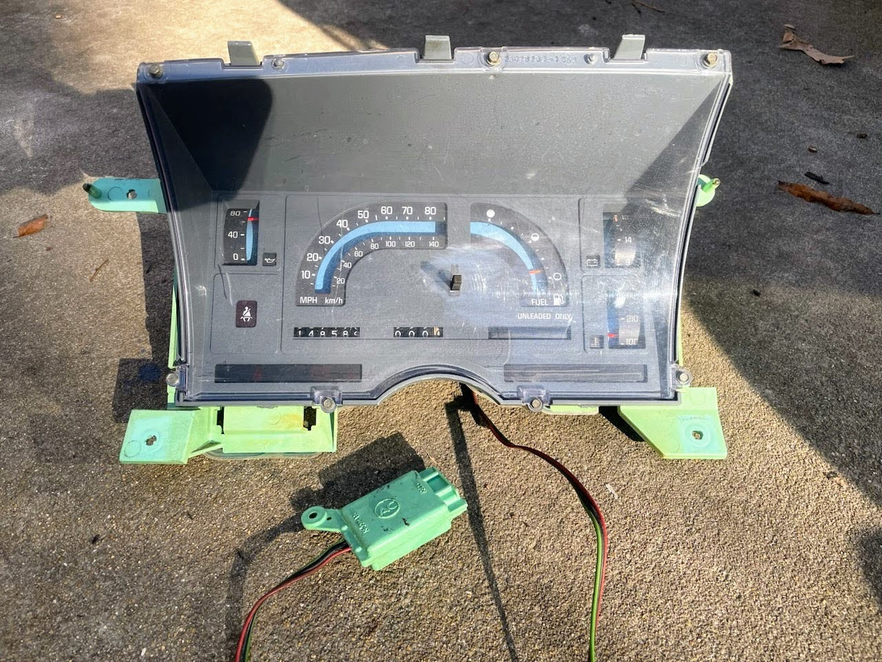 OEM Instrument Cluster with Mechanical Speedo and Manual Transmission for 1986-1990 Chevy S10 Blazer and more