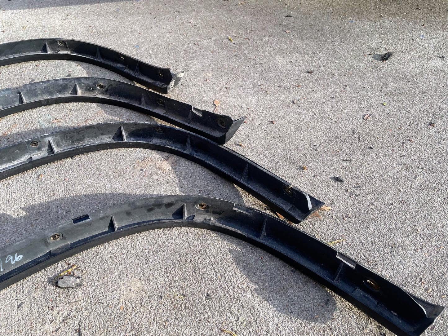 OEM Full Set of 4x4 Fender Flare Extensions for 1982-1993 Chevy S10, GMC S15