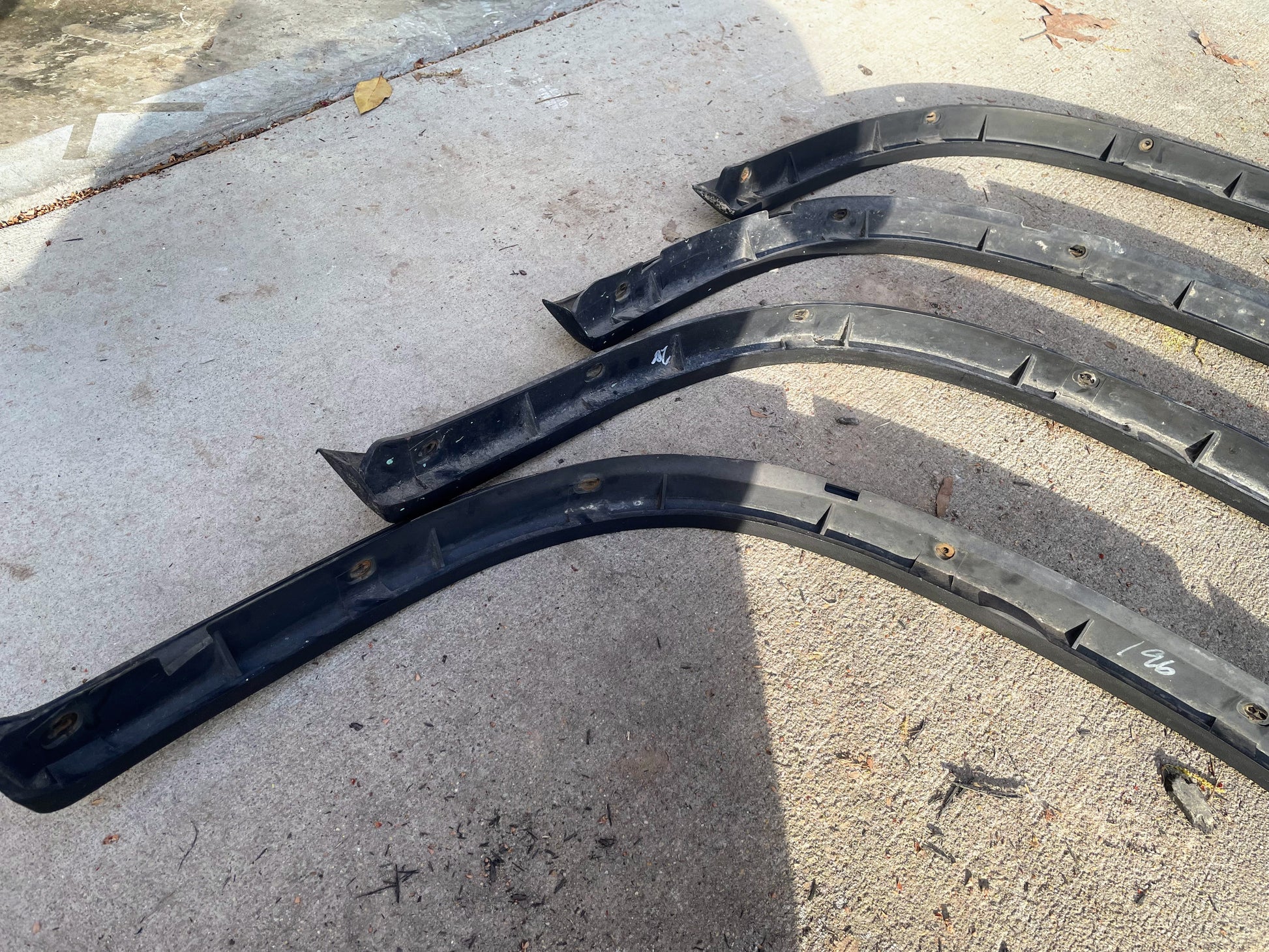 OEM Full Set of 4x4 Fender Flare Extensions for 19821993 Chevy S10, G