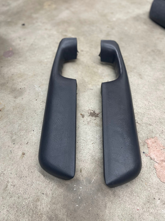 OEM Front Armrest Pair in Dark Gray for 1998 - 2005 Chevy S10, Blazer, and more