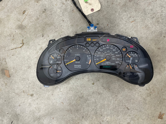 OEM Tested Instrument Cluster with Tachometer 120MPH Speedo from 2000-2001 Oldsmobile Bravada