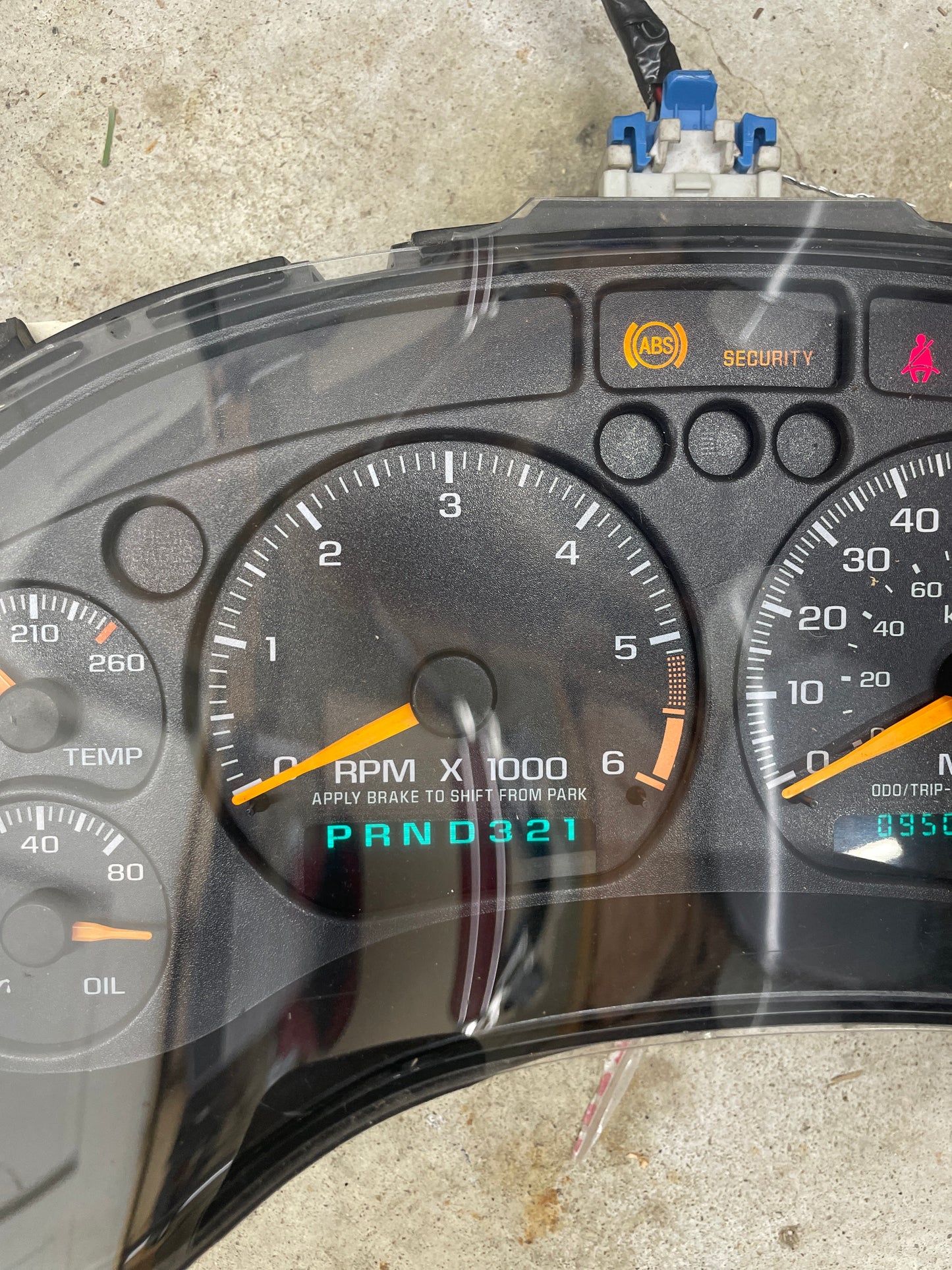 OEM Tested Instrument Cluster with Tachometer PRNDL for 2001-2005 Chevy S10 or Blazer and more