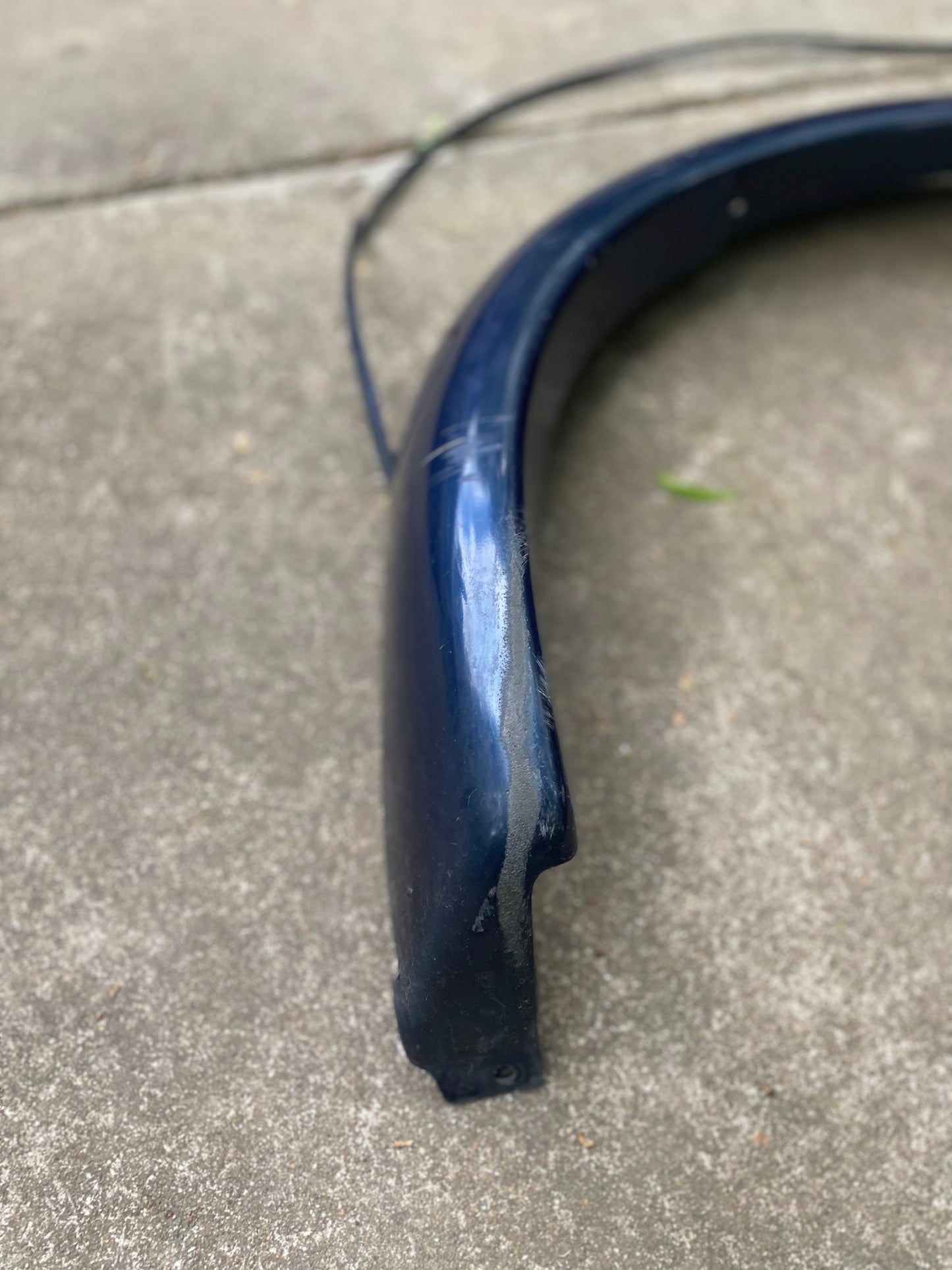 OEM Front Right Passenger ZR2 Fender Flare Extension in Blue for 1994-2005 Chevy S10, GMC Sonoma, and more