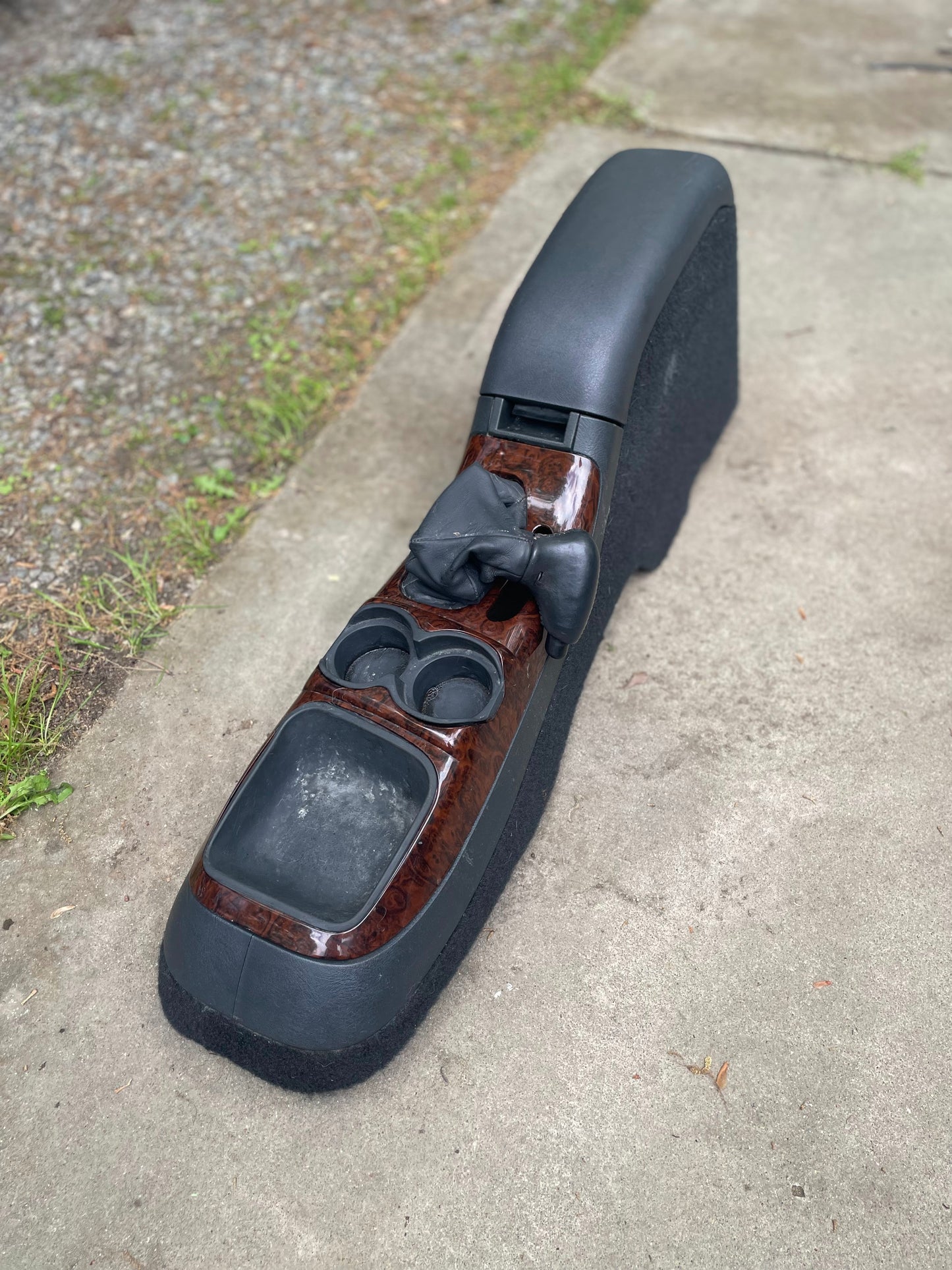 KIT Center Shift Console Swap with woodgrain in Graphite for 1994-2004 Chevy S10 GMC Sonoma and more