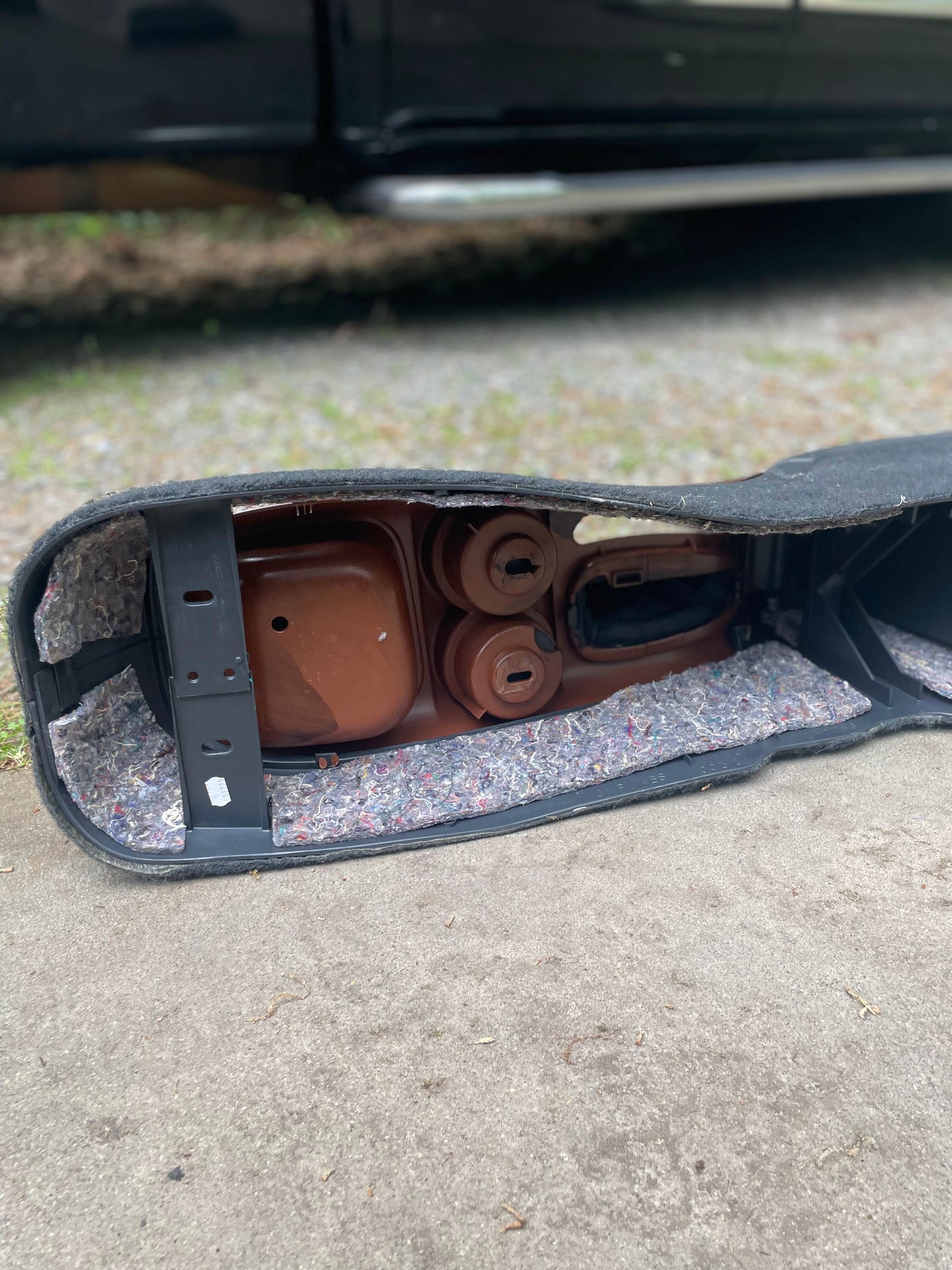 KIT Center Shift Console Swap with woodgrain in Graphite for 1994-2004 Chevy S10 GMC Sonoma and more