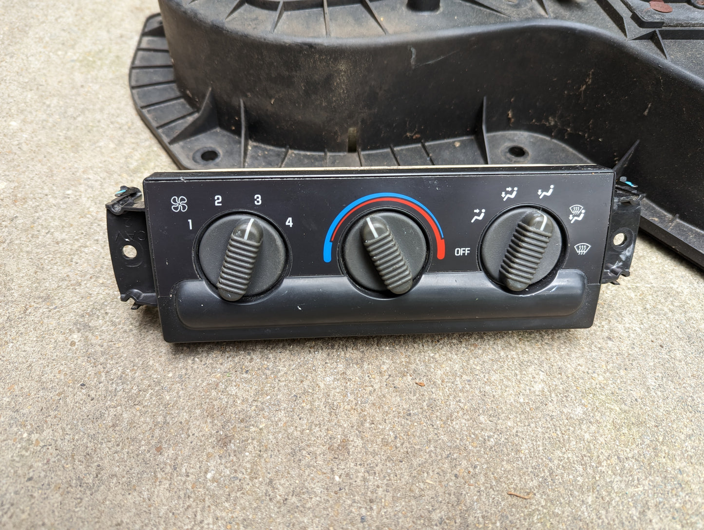 OEM HD Heater A/C Delete with Control Panel for 1998-2005 Chevy S10, Blazer, and more