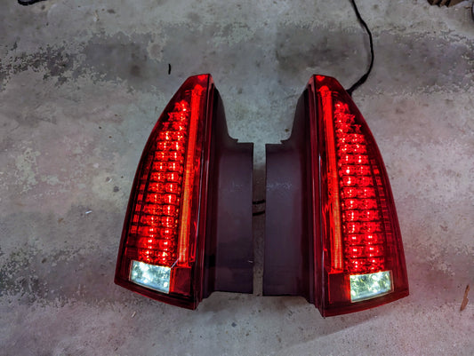 OEM Pair Left Right Tail Light Lamp Brake Lens TESTED for 2008 - 2013 Cadillac CTS