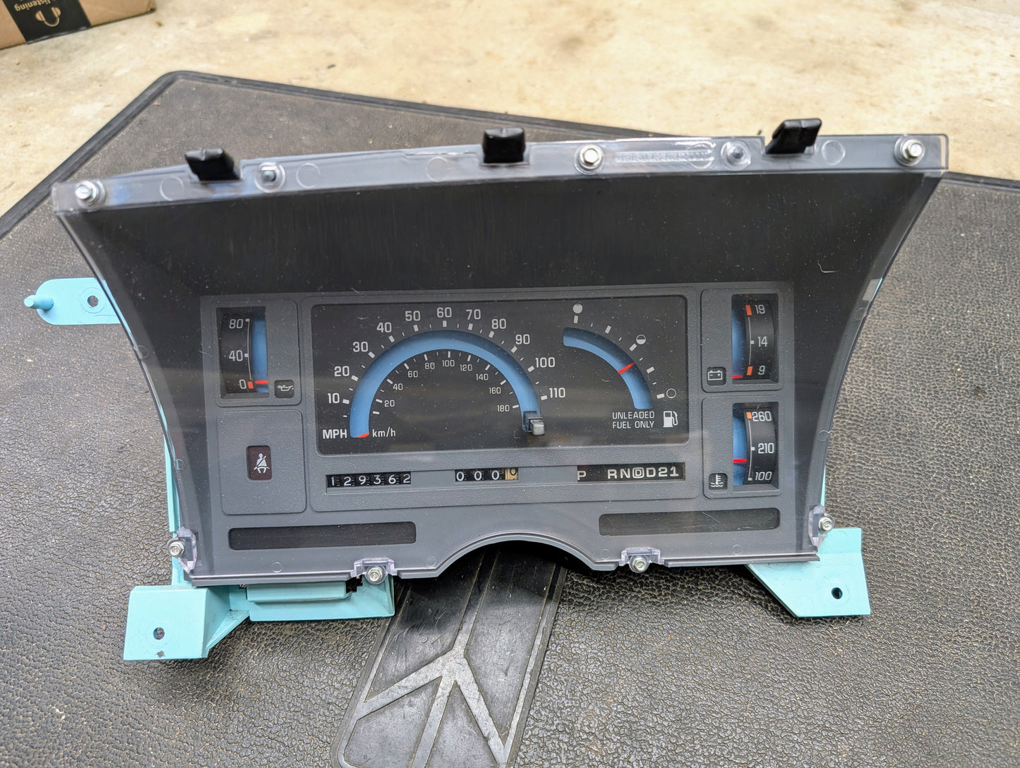 OEM Instrument Cluster with PRNDL and 110 mph Speedo for 1986-1994 Chevy S10 Blazer and more