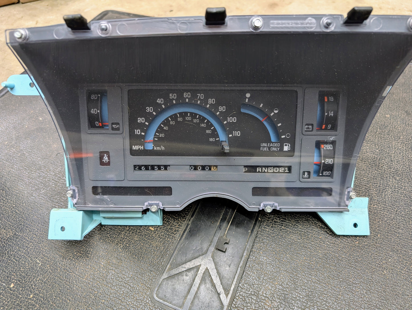 OEM Instrument Cluster with PRNDL and 110 mph Speedo for 1986-1994 Chevy S10 Blazer and more