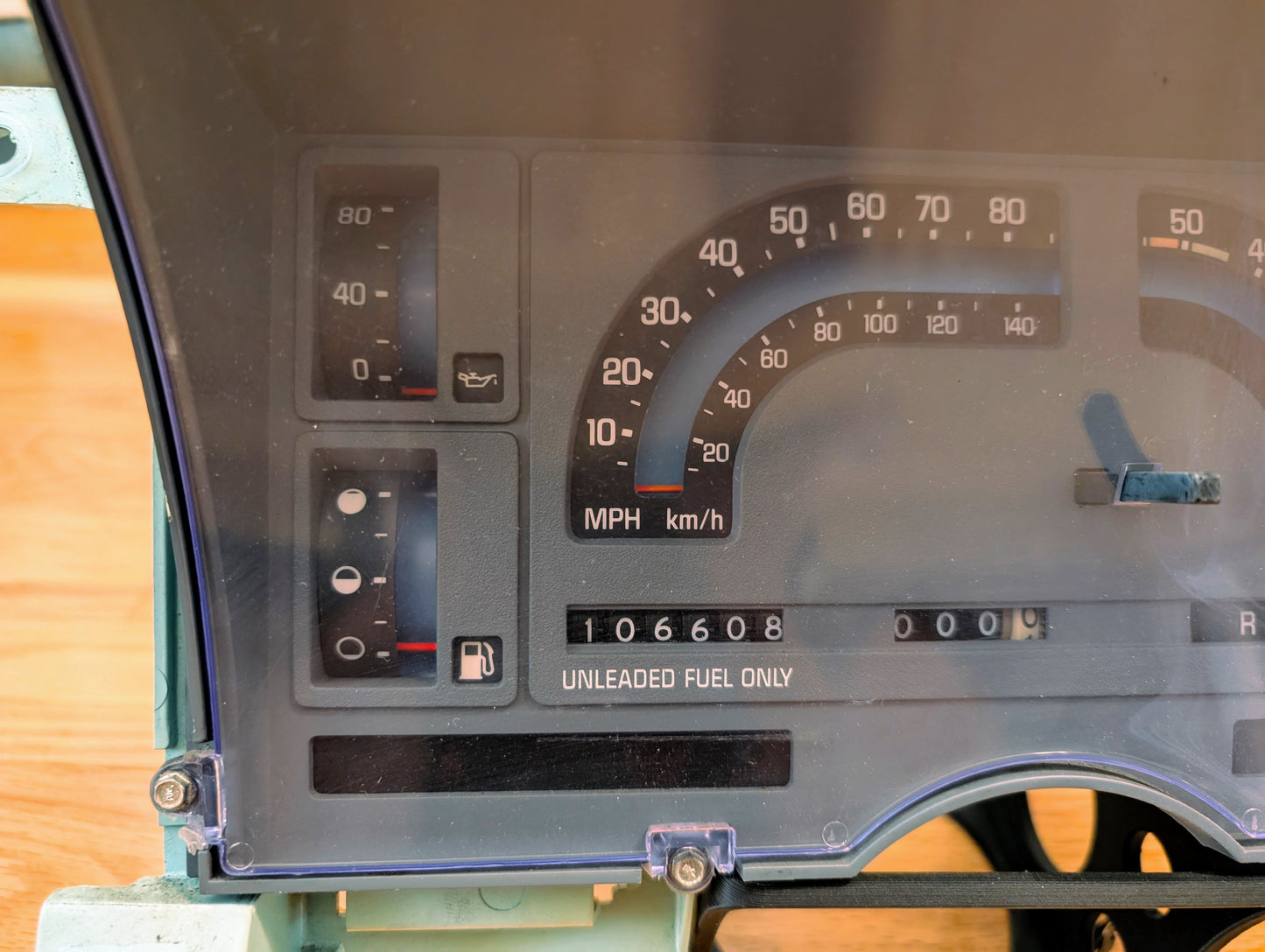 LOW Mile 106K OEM Instrument Cluster with Mechanical Speedo, Tachometer & PRNDL for 1986-1989 Chevy S10 Blazer and more