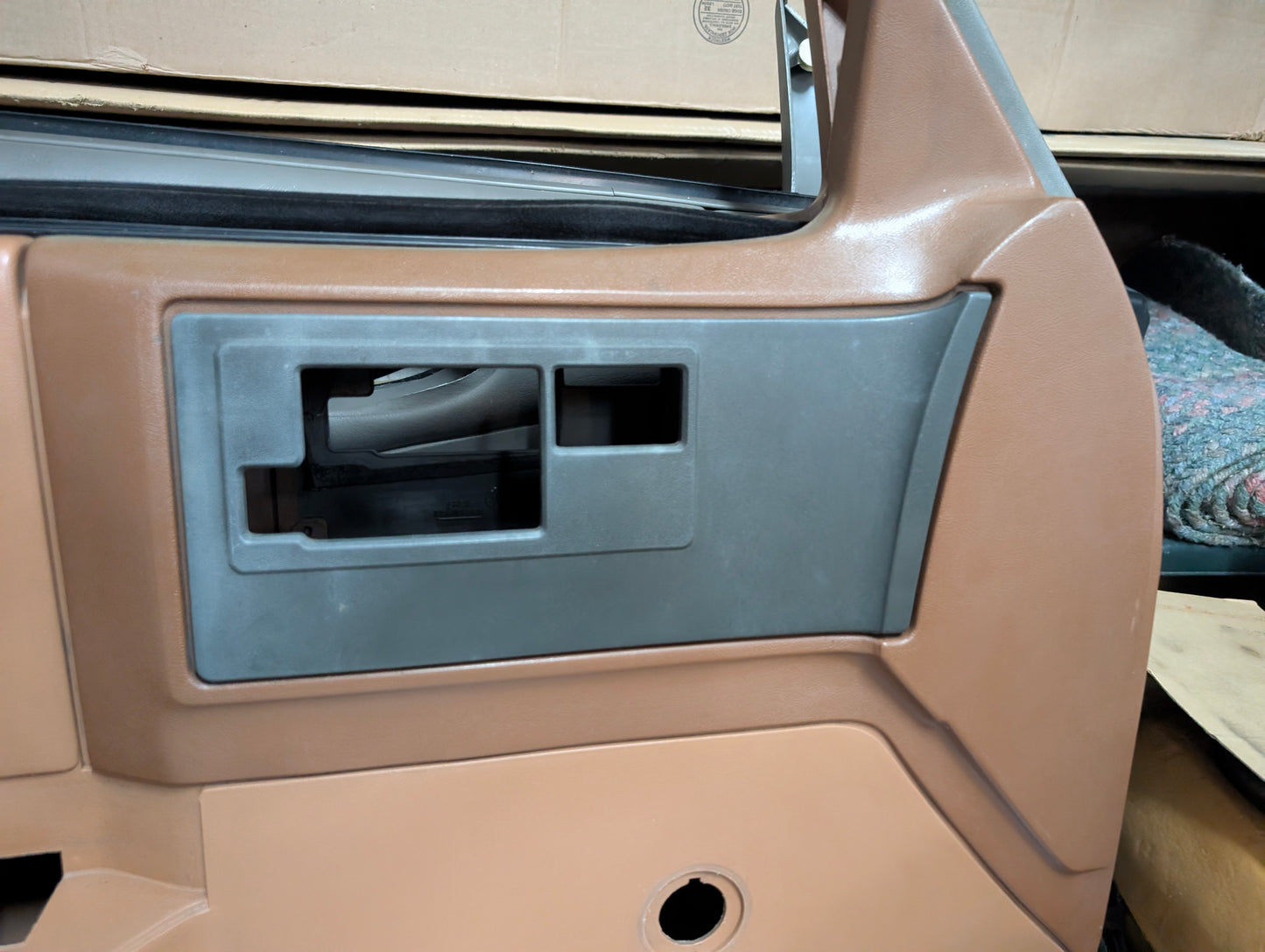 OEM Pair of Front Power Door Panels in Blue for 1986-1993 Chevy S10 GMC S15 and more