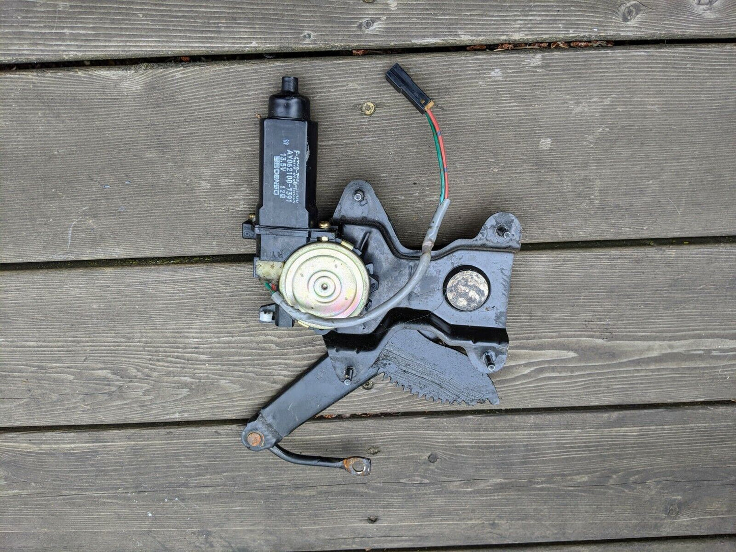 1995-99 Toyota Celica Convertible Rear Window Regulator Motor RH Psgr Tested OEM