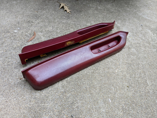 OEM Door Panel Armrest Handles in Red from 1986 - 1993 Chevy S10 Blazer GMC Jimmy and more