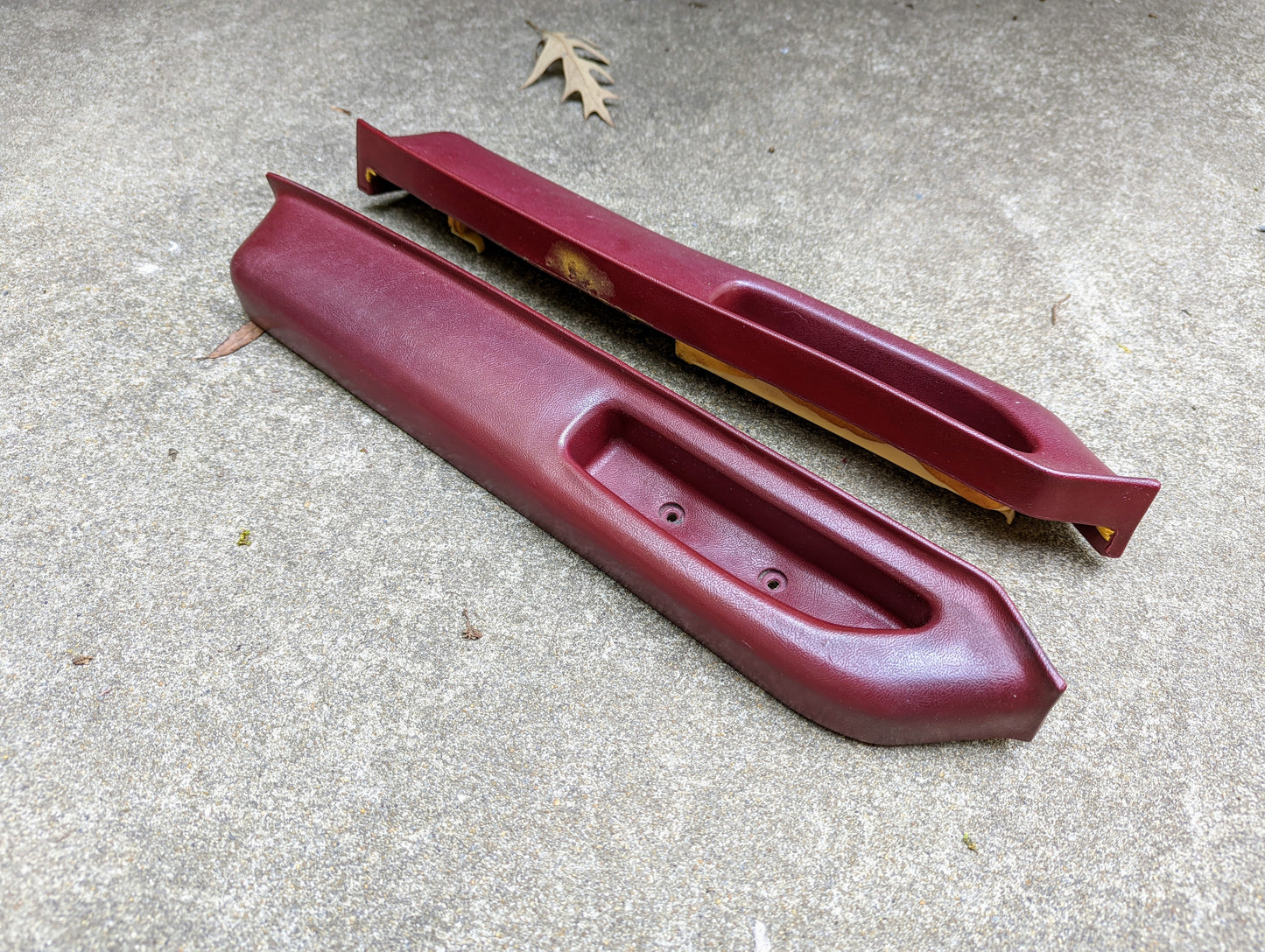 OEM Door Panel Armrest Handles in Red from 1986 - 1993 Chevy S10 Blazer GMC Jimmy and more