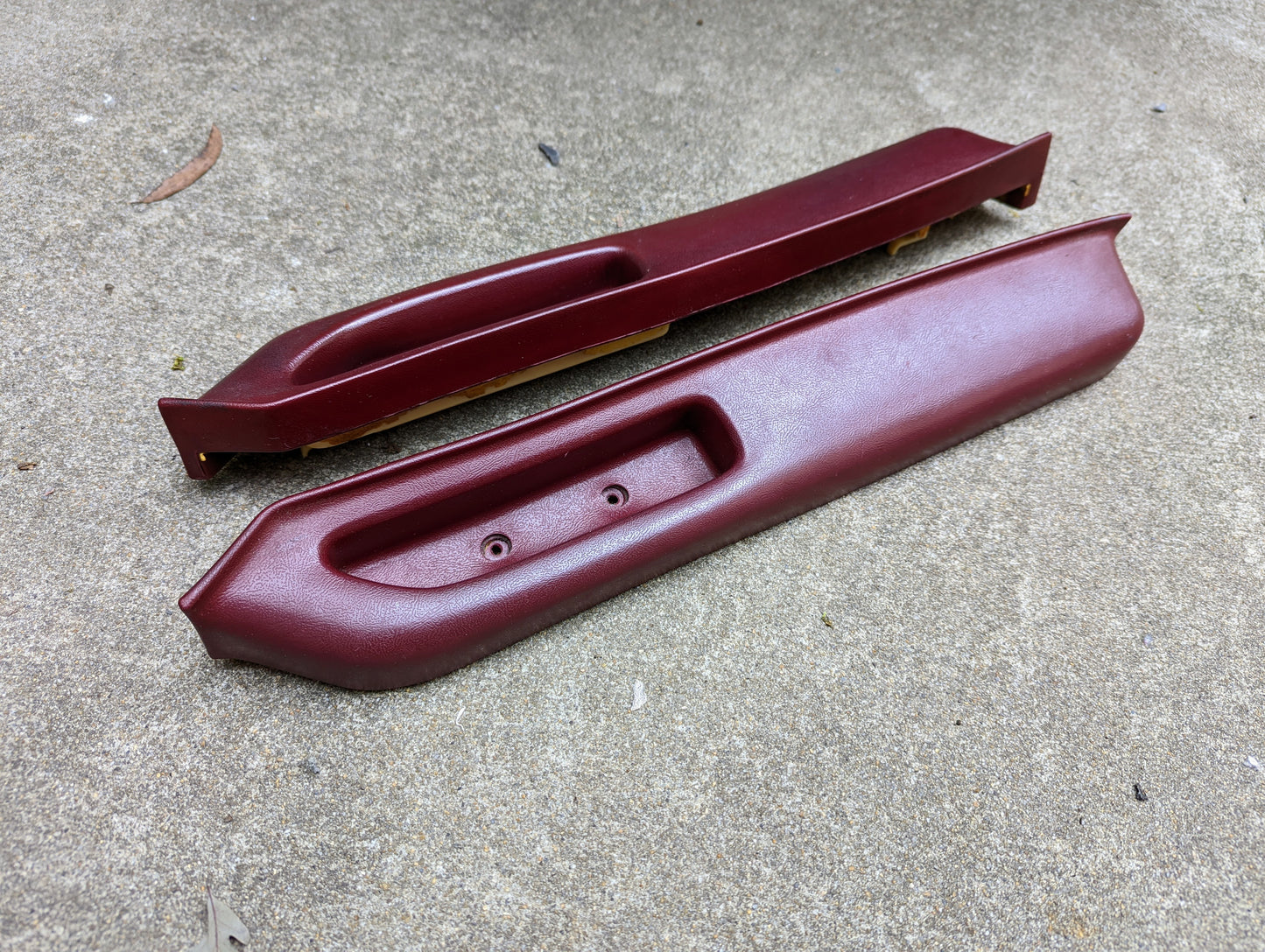 OEM Door Panel Armrest Handles in Red from 1986 - 1993 Chevy S10 Blazer GMC Jimmy and more