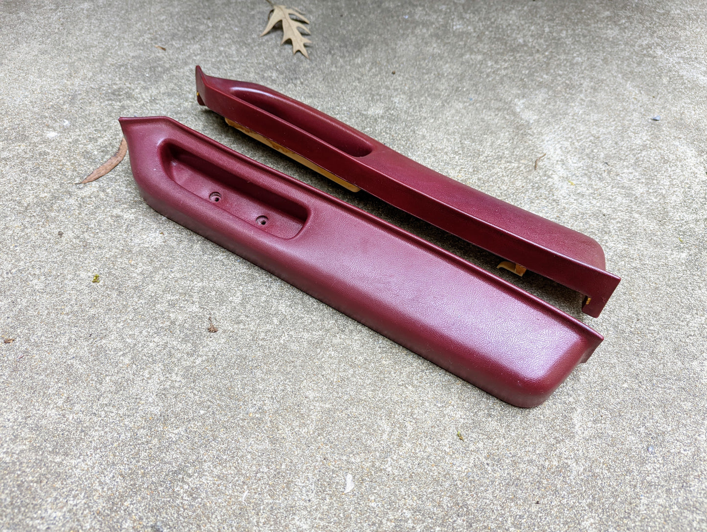 OEM Door Panel Armrest Handles in Red from 1986 - 1993 Chevy S10 Blazer GMC Jimmy and more