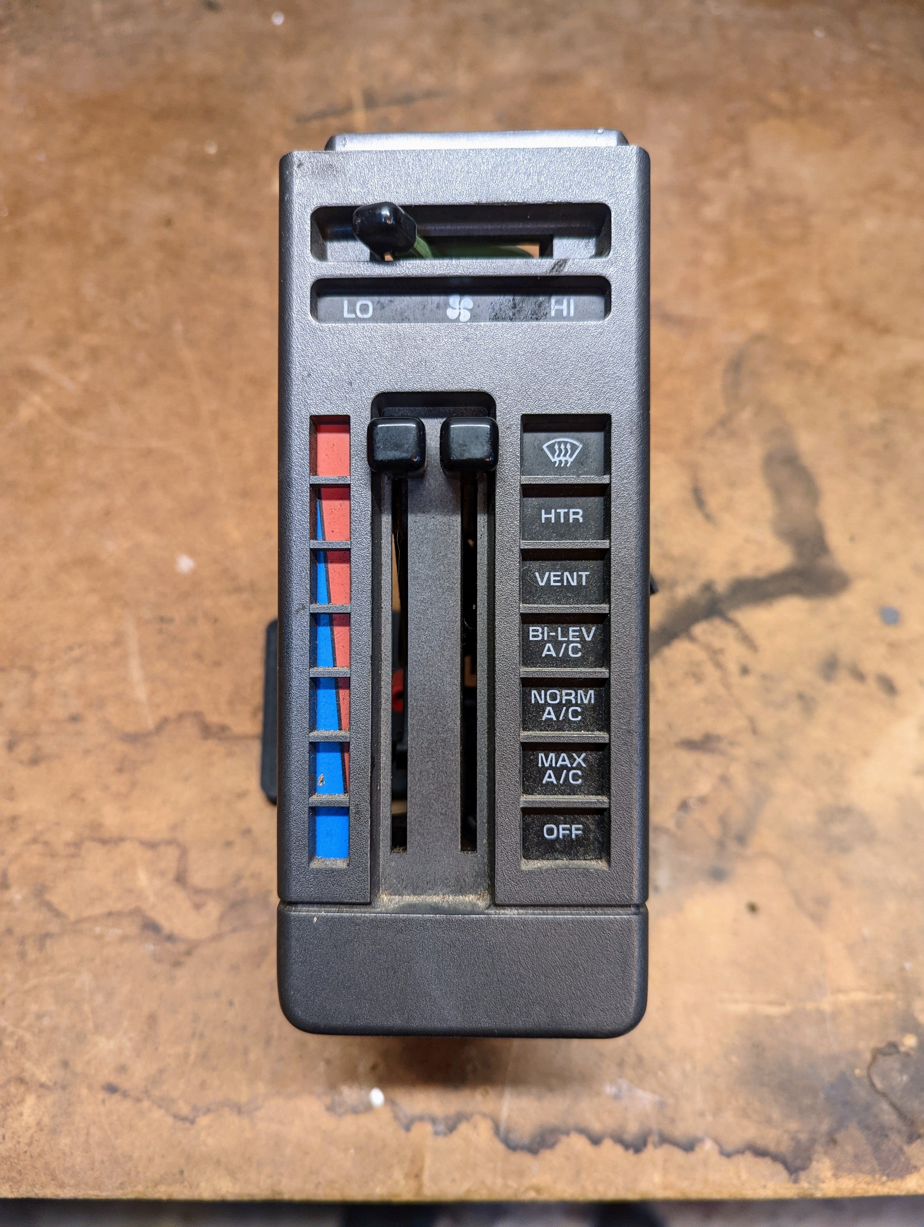 OEM HVAC Heater Control Panel with A/C for 1986 - 1994 Chevrolet S10 ...