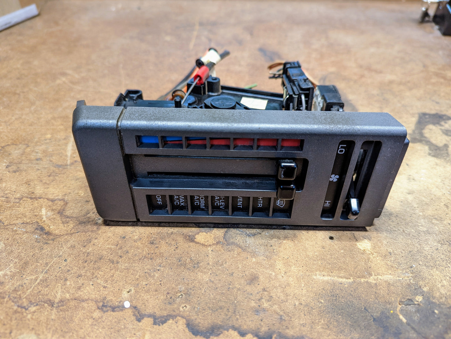 OEM HVAC Heater Control Panel with A/C for 1986 - 1994 Chevrolet S10, Blazer and more