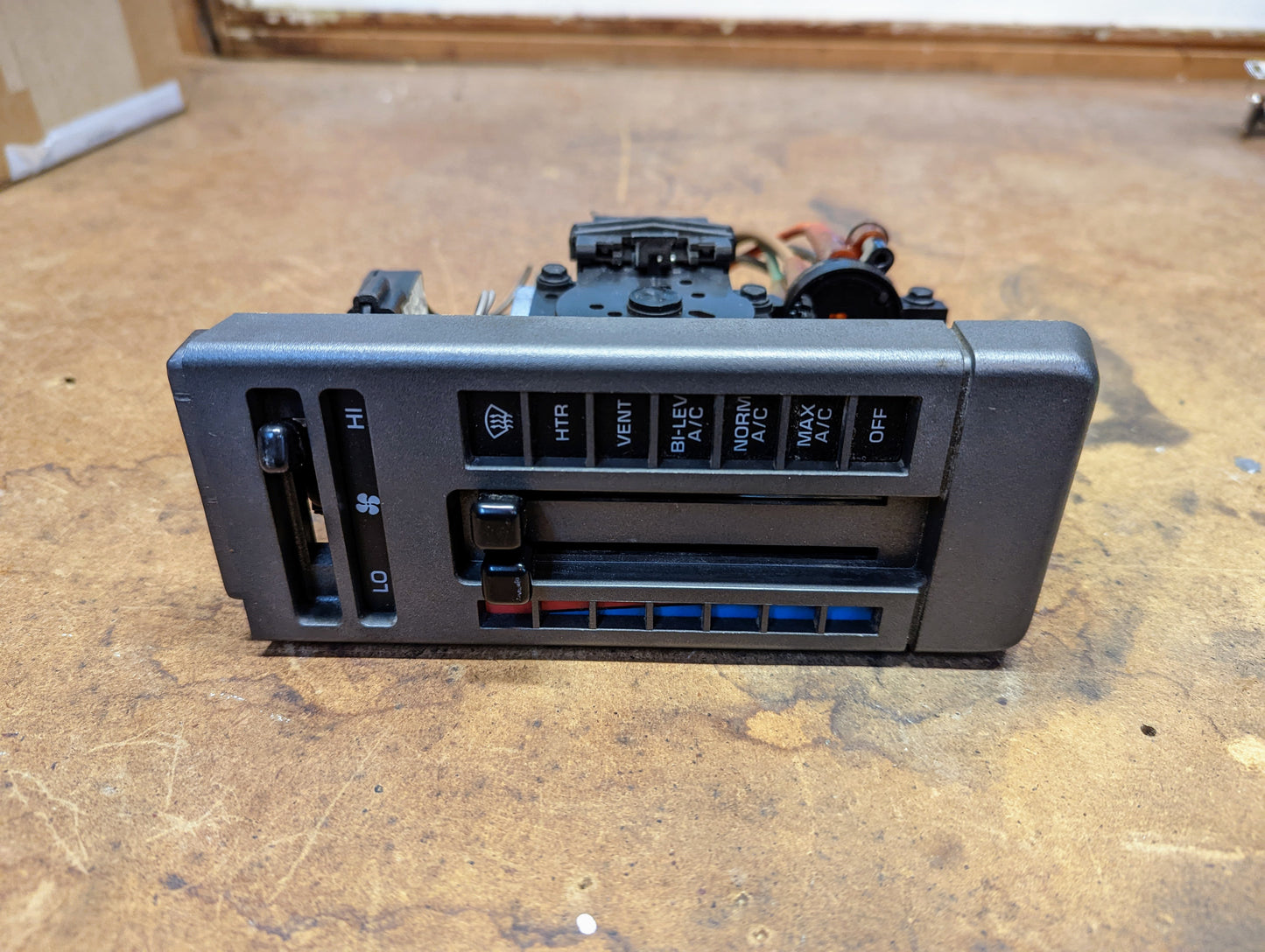 OEM HVAC Heater Control Panel with A/C for 1986 - 1994 Chevrolet S10, Blazer and more