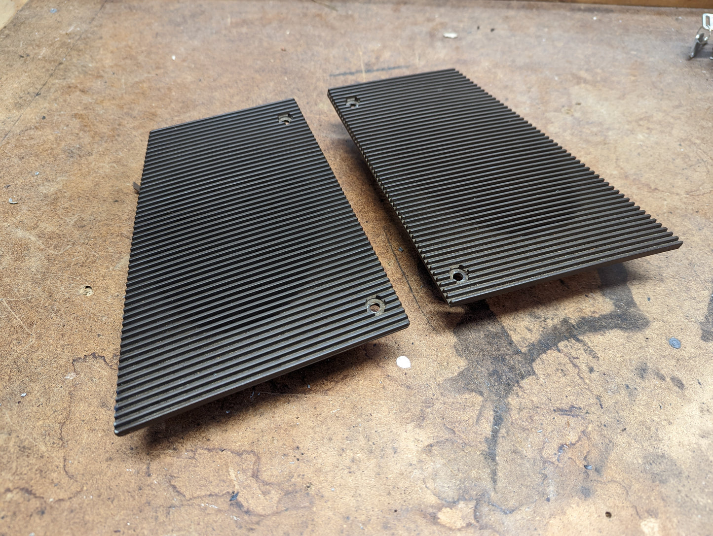 OEM Pair of Dash Speaker Grilles Cover in Brown for 1982 - 1985 Chevrolet S10, Blazer, and more