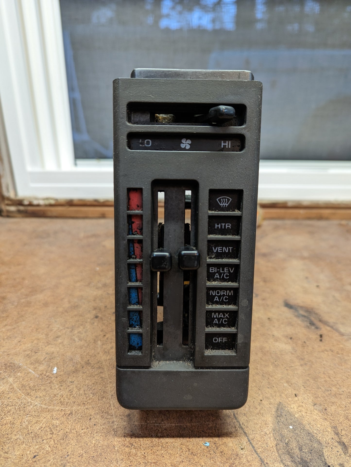OEM HVAC Heater Control Panel with A/C for 1986 - 1994 Chevrolet S10, Blazer and more